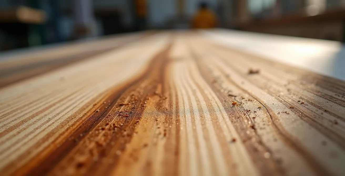 Aplicación de tratamiento con sales de boro en vigas de madera estructural